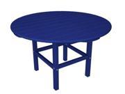38 Recycled Earth Friendly Outdoor Patio Round Kid s Dining Table Pacific Blue