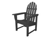41.25 Earth Friendly Recycled Outdoor Patio Casual Adirondack Chair Slate Gray