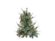 2 x 18 Country Mixed Pine Artificial Christmas Wall or Door Tree Unlit