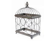 19 Rustic Metal Birdcage Wine 6 Bottle Holder Storage Rack