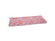 45 Pink Psychedelic Kaleidoscope Outdoor Patio Bench Cushion