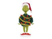 Department 56 Dr. Seuss The Grinch Tinsel Ugly Sweater Collection Christmas Figurine 4040597