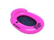 51 Pink Chill Pill Inflatable Swimming Pool Floating Lounge Chair with Drink Holder