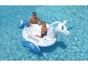 9 Water Sports Inflatable Giant Magical Unicorn Swimming Pool Ride On Lounger