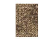 8.85' x12.75 ' Blanch Lotus Treasure Pale Blue and Chocolate Brown Area Throw Rug 8.85' x12.75 ' Blanch Lotus Treasure Pale Blue and Chocolate Brown Area Throw Rug