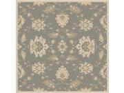 6' x 6' Bethany Slate Gray and Taupe Square Hand Tufted Wool Area Throw Rug 6' x 6' Bethany Slate Gray and Taupe Square Hand Tufted Wool Area Throw Rug