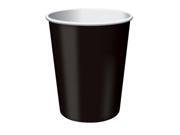 Club Pack of 192 Jet Black Disposable Paper Hot and Cold Drinking Party Cups 9oz. Club Pack of 192 Jet Black Disposable Paper Hot and Cold Drinking Party Cups 9oz.