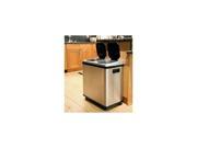2 Compartment Recycle Touchless Trashcan 16 Gallon