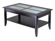 Syrah Coffee Table with Frosted Glass