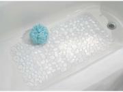 Clear Clear Pebble Bath Mat by InterDesign