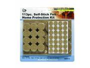 113 Piece Self Stick Home Protection Kit