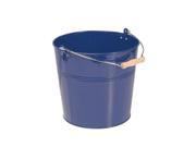Navy Blue Metal Bucket Round