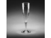 Classic 6 Oz. Unbreakable Polycarbonate Plastic Fluted Champagne Glass each
