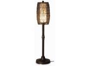 Floor Lamp with Walnut Shade