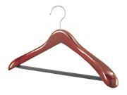 Cherry Wood Cherry Wood Suit Hanger with Bar