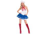 Womens Sexy Baby Blue Sailor Costume