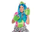 One Eyed Olive Furry Monster Costume Kit Size Standard
