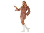 Womens 70 S Retro Hippie Disco Plus Size Halloween Costume