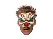 Evil Clown Adult Vinyl Chinless Mask