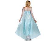 Frozen Disney Classic Elsa Snow Queen Gown Adult Costume 8 10