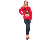Red Reindeer Sweater Adult Costume