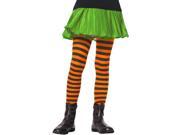 Striped Black Red Child Tights