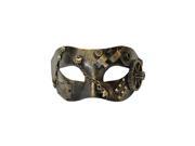 Steampunk Explorer Venetian Mask Gold
