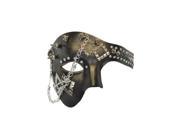 Rock Star Phantom Masquerade Mask Bronze
