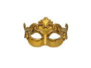 Guilded Grecian Masquerade Mask Bronze