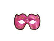 Mardi Gras Eye Mask Hot Pink