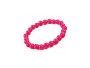 Hot Pink Big Pearls Bracelet