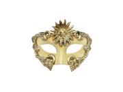 God of the Sun Masquerade Mask Ivory