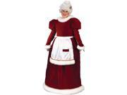 Velvet Mrs Claus Plus Size Costume