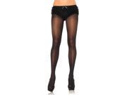 Plus Size Opaque Sheer To Waist Tights wIth Cotton Crotch