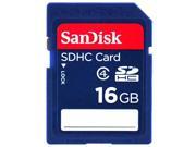 SanDisk 16GB Secure Digital SD SDHC Memory Card Class 4