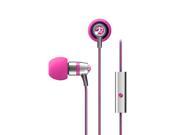 Mee audio Pink EP M11J PK MEE In Ear Headphones with Microphone Made with Swarovski Crystals