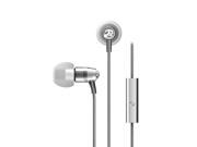 Mee audio Silver EP M11J SL MEE In Ear Headphones with Microphone Made with Swarovski Crystals