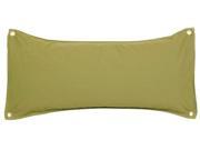 Large Chambray Pillow in Leaf Green