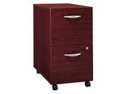 File Cabinet in Mahogany w Casters Series C