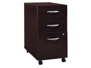 Fully Assembled Three Drawer File Cabinet on Casters Series C