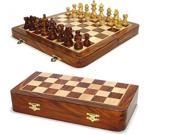 Giant Magnetic Chess Set in Maple Walnut