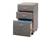 Assembled Cabinet w Three Drawers Pewter Series A