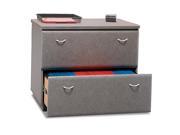 Assembled Lateral Pewter File Cabinet Set Series A