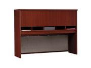 60 in. Desk Hutch in Mahogany Series C