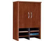 30 in. Hansen Cherry Storage Hutch w 2 Cabinets Series C