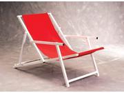 Savannah Sling Chair w Arms in Jockey Red