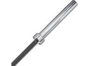 Olympic Style Weight Bar in Black Zinc w Chrome Finish
