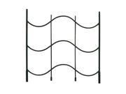 Black Metal Wave Wall Trellis