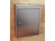 Architectural Mailboxes 2407PS Metropolis Wall Mounted Mailbox Stainless Steel with Satin Finish