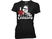 Big Bang Theory I Heart Leonard Juniors Girly T Shirt
